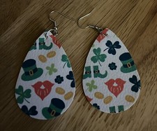 St Patrick  s Day Earrings