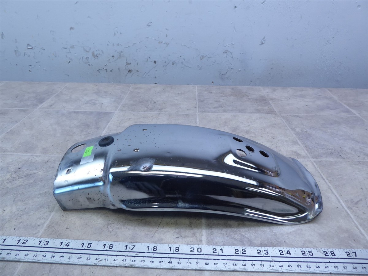 1983 Kawasaki KZ250 LTD K793) chrome rear fender guard cover | eBay