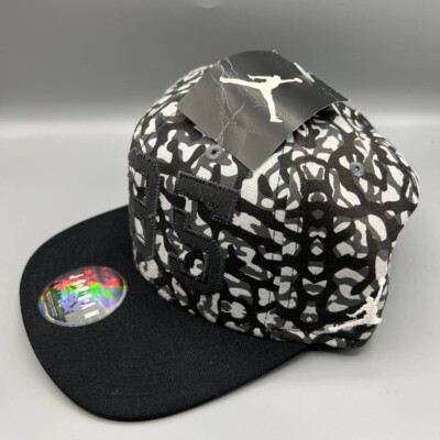 Nike Mロゴ キャップ ブラック/カモフラージュ/ジョーダン Air Jordan 1985 Rookie Hat Men Black Camouflage Jumpman Snap Back