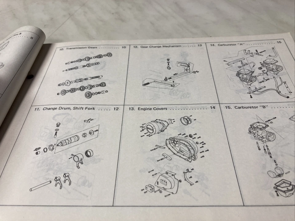 Kawasaki Z400-G Custom G2 Z400 Catalogo Monete Ricambio Parts Lista Z Kz 400 - Immagine 3 di 4