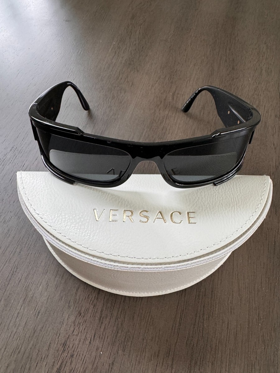 VERSACE MEDUSA BIGGIE Shield 4446 Black Narrow Wrap VE4446  display picture 1