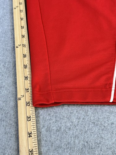 Vintage Team Nike Pants Mens Size Large Red White Logo Baggy Ankle Zip Y2K - Picture 12 of 18
