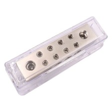 A4A 0/2 Gauge To 8 X 8 Gauge Power/Ground Distribution Block Brass US SHIP