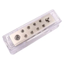 A4A 0/2 Gauge To 8 X 8 Gauge Power/Ground Distribution Block Brass US SHIP