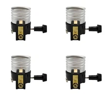 3 Terminal 2 Circuit Socket Replacement for Multi bulb control-med base-4 pack