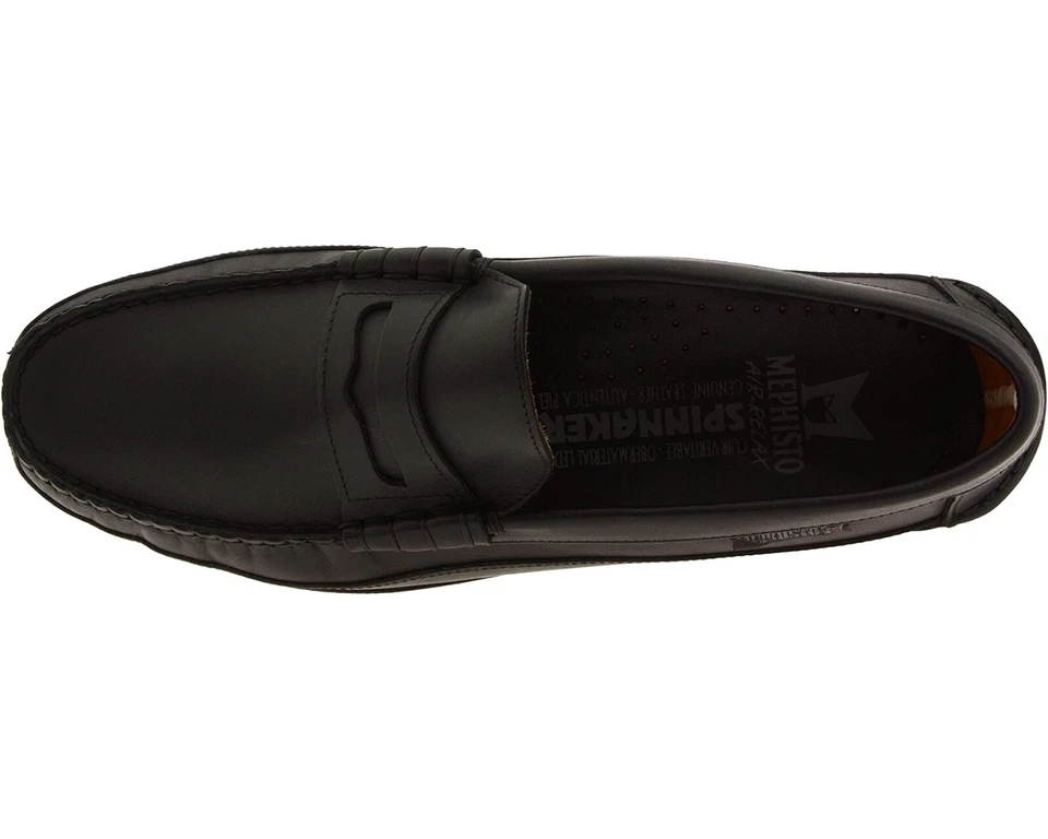 Mocasín Mephisto Gorra Vert Negro Penny Z5774 Talla 7.5 Foto 4 de 4