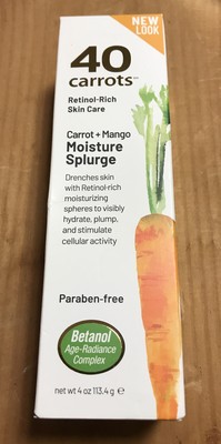 40 carrots retinol rich skin care moisture splurge
