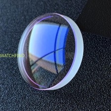 AR Blau Saphir Double Dome Uhren Gläser Small Chamfer Kristall fur SKX013 SKX015