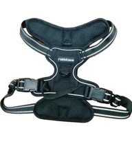 rabbitgoo M Dog Harness Non-Pull  2 Leash Clips Adjustable Pet Vest Reflective 