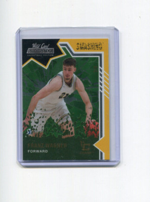 2021-22 Wild Card Alumination Smashing Black Chase Green Franz Wagner Rookie 3/8