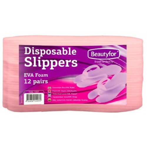 12 Pairs Disposable Slippers EVA Foam for beauty treatments and spa