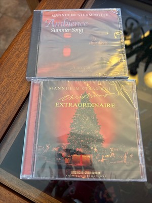 Lot Of 2 Ambience Summer Song + Christmas by Mannheim Steamroller New Sealed CDs