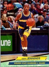 1993 Keith Jennings Rookie Fleer Ultra Basketball #264 Golden State Warriors