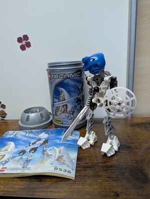 LEGO BIONICLE: Kopaka (8536) komplett m. Anleitung u. Dose Maske Sonderfarbe RAR