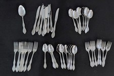 Oneida TWILIGHT Stainless Flatware 43 Piece S...