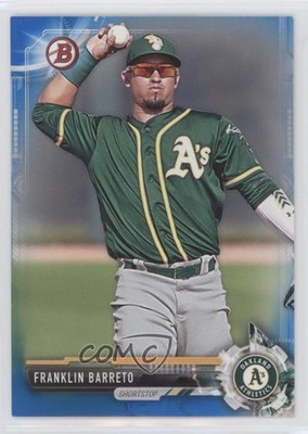 2017 Bowman Prospects Blue 96/150 Franklin Barreto #BP115 Rookie RC 1u6