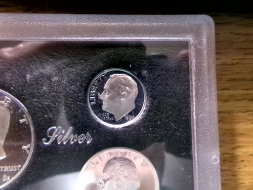 1998 S SILVER Proof Roosevelt Dime US Mint FROM PROOF SET