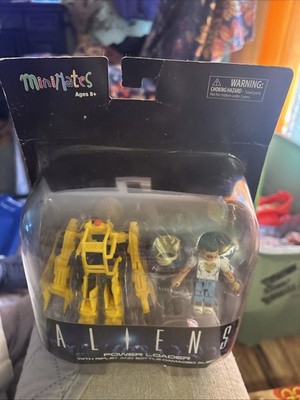 2015 MiniMates ALIENS POWER LOADER w RIPLEY & BATTLE DAMAGE ALIEN #127