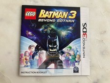 LEGO Batman 3: Beyond Gotham  Nintendo 3DS  Manual Only