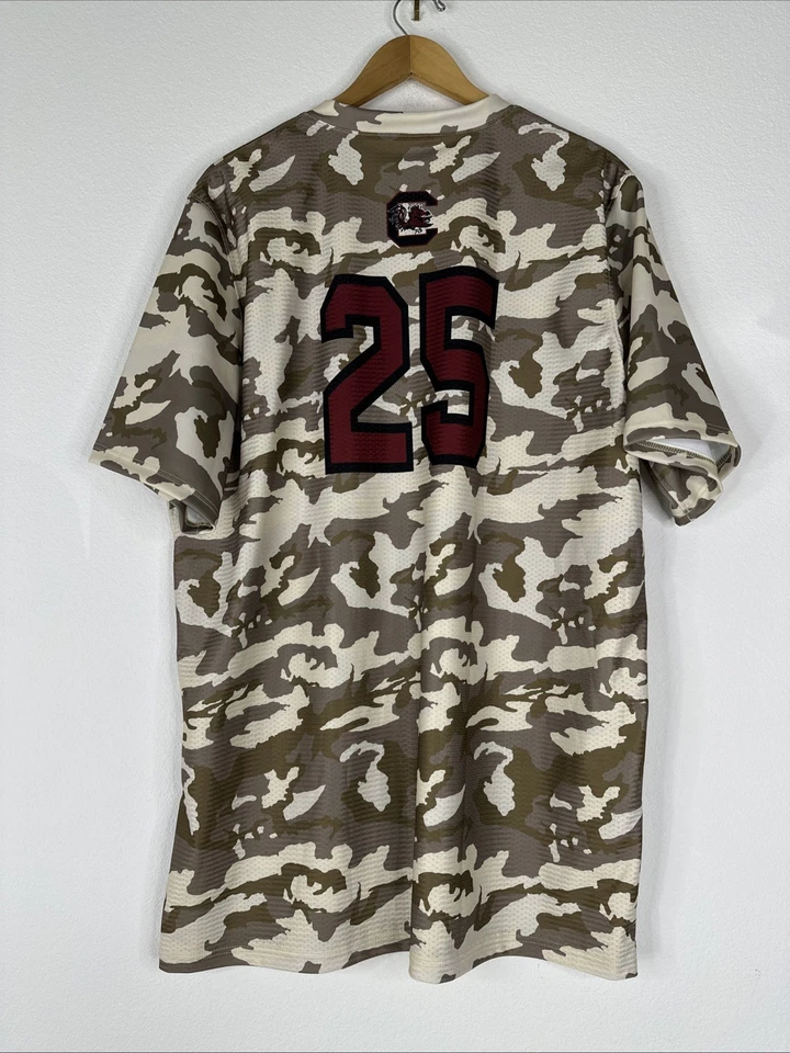 Camiseta de béisbol South Carolina Gamecocks Under Armour talla XL camuflaje NUEVA Foto 4 de 4