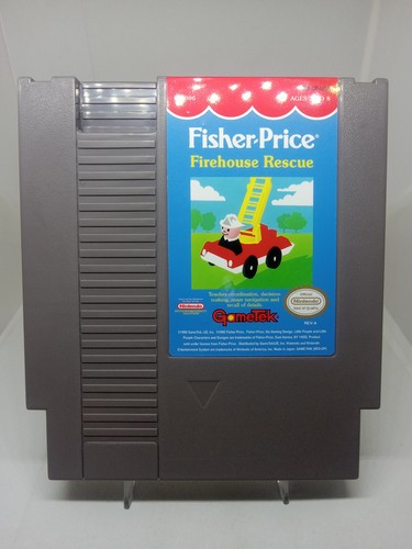 Fisher-Price: Firehouse Rescue (Nintendo NES) Reconditioned! Authentic!