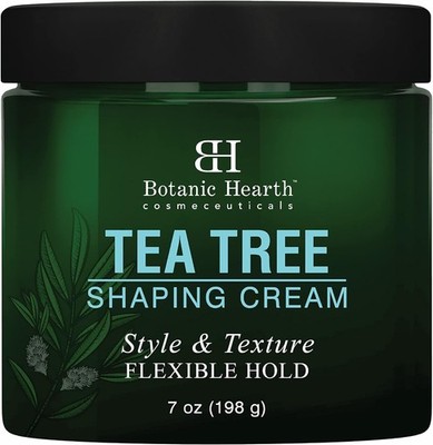Botanic Hearth Tea Tree Shaping Cream, Hair 7 Ounce (Pack of 1), Green 