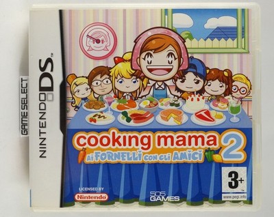 COOKING MAMA 2 ON THE STOVE WITH FRIENDS NINTENDO DS 3DS PAL ITALIAN COMPLETE