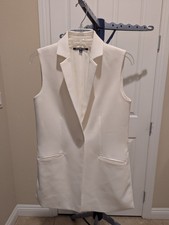 Gianni Bini Vest/Dress White Size 4
