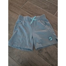 Nike Sun Club Shorts Kids Size Large Blue Smile Logo Activewear Casual Sweats