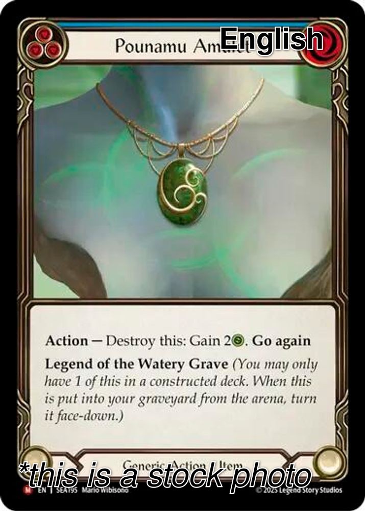 Pounamu Amulet [Normal NM - High Seas SEA195]