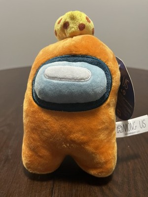  Among Us 7 Inch Plush | Orange Crewmate w/ Cheese Hat  ***BRAND NEW***  