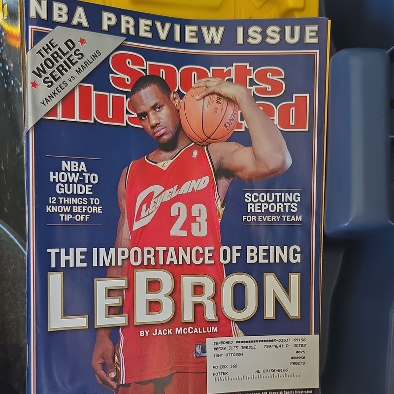 Sports Illustrated NBA Preview Issue October 2003 LeBron James Cavaliers