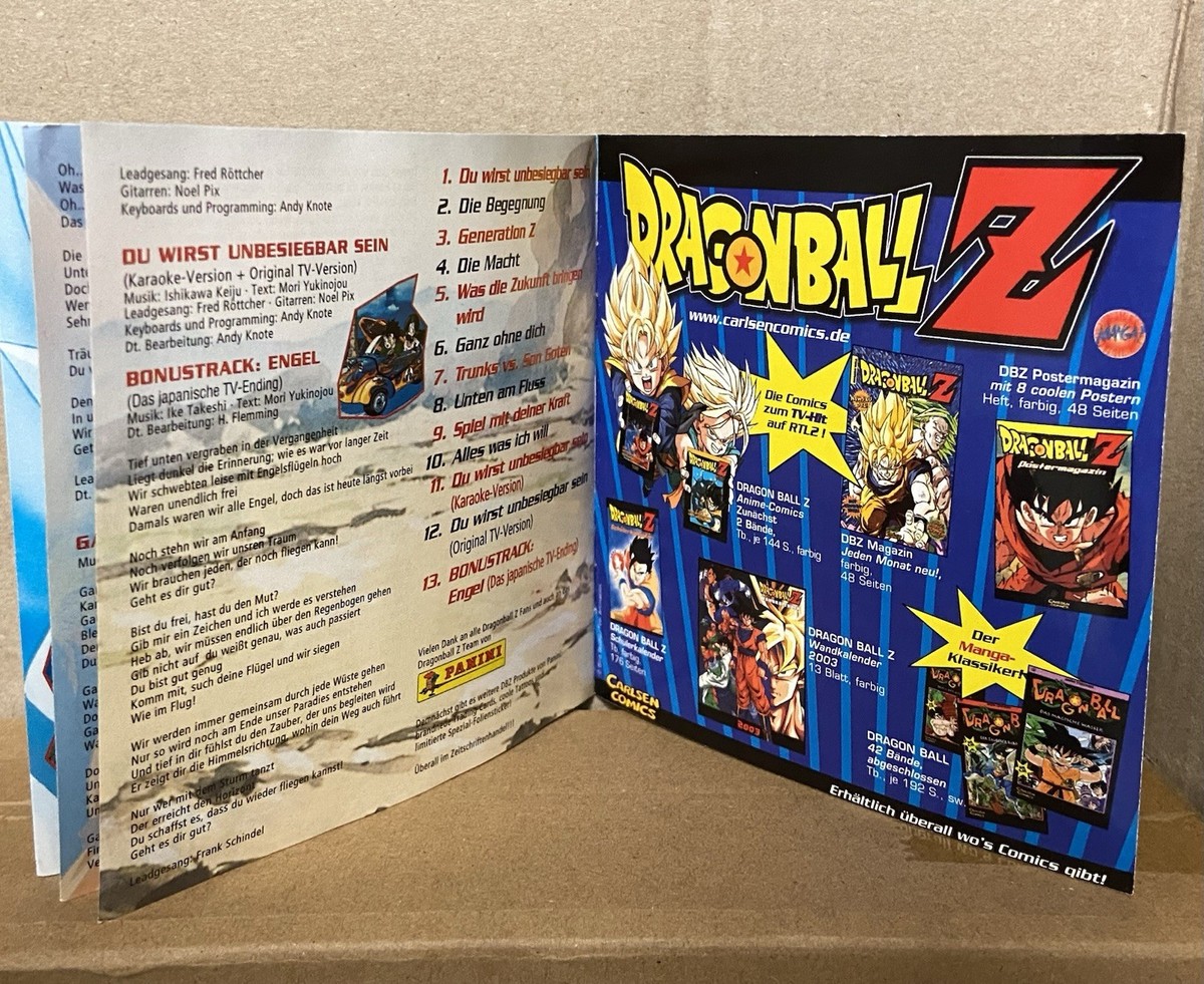 Dragon Ball Z GERMAN Official Soundtrack Anime Deutsch CD Lot