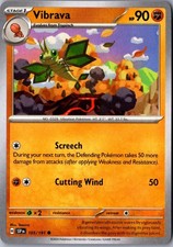 Carta Pokemon Vibrava 105/191 Scintille Sorgenti Comuni Giocata Leggermente TCG Singola
