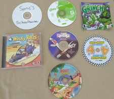 Lot of Vintage Computer PC Games  Educational Software plus case