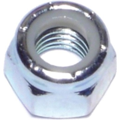 Midwest Fastener 03651 Lock Nut, Coarse Thread, 3/8-16 Thread, Nylon, Zinc