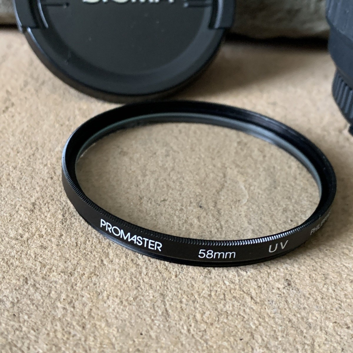 Sigma 70-300MM 1:4-5.6 DL Macro Super Zoom Lens w/ ProMaster 58mm