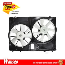 Radiator Condenser Cooling Fan Assembly 163630P110 For 2006-2008 Toyota Sienna