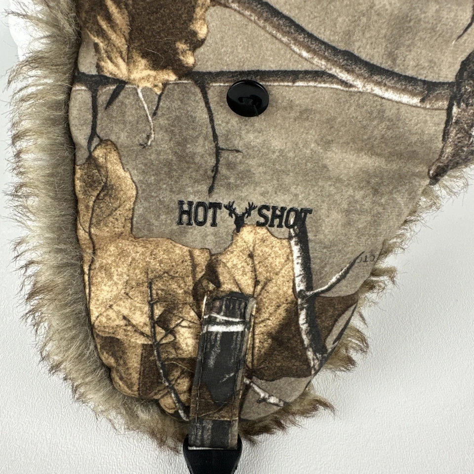 Sombrero de invierno camuflado XL Hot Shot Thinsulate adulto con orejeras Realtree Foto 4 de 4