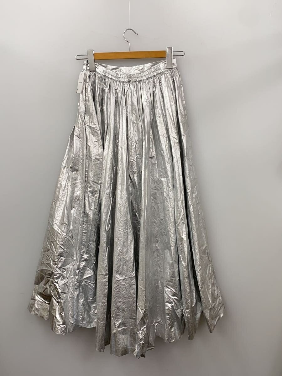 AMERI Long Skirt M Nylon SLV Solid 02220981620 Si… - image 2