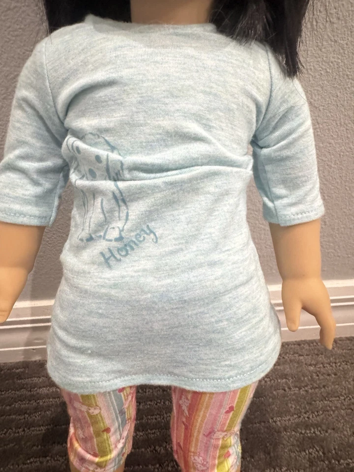 American Girl Doll Ivy Ling With Pajamas And Slippers - Image 2 of 3