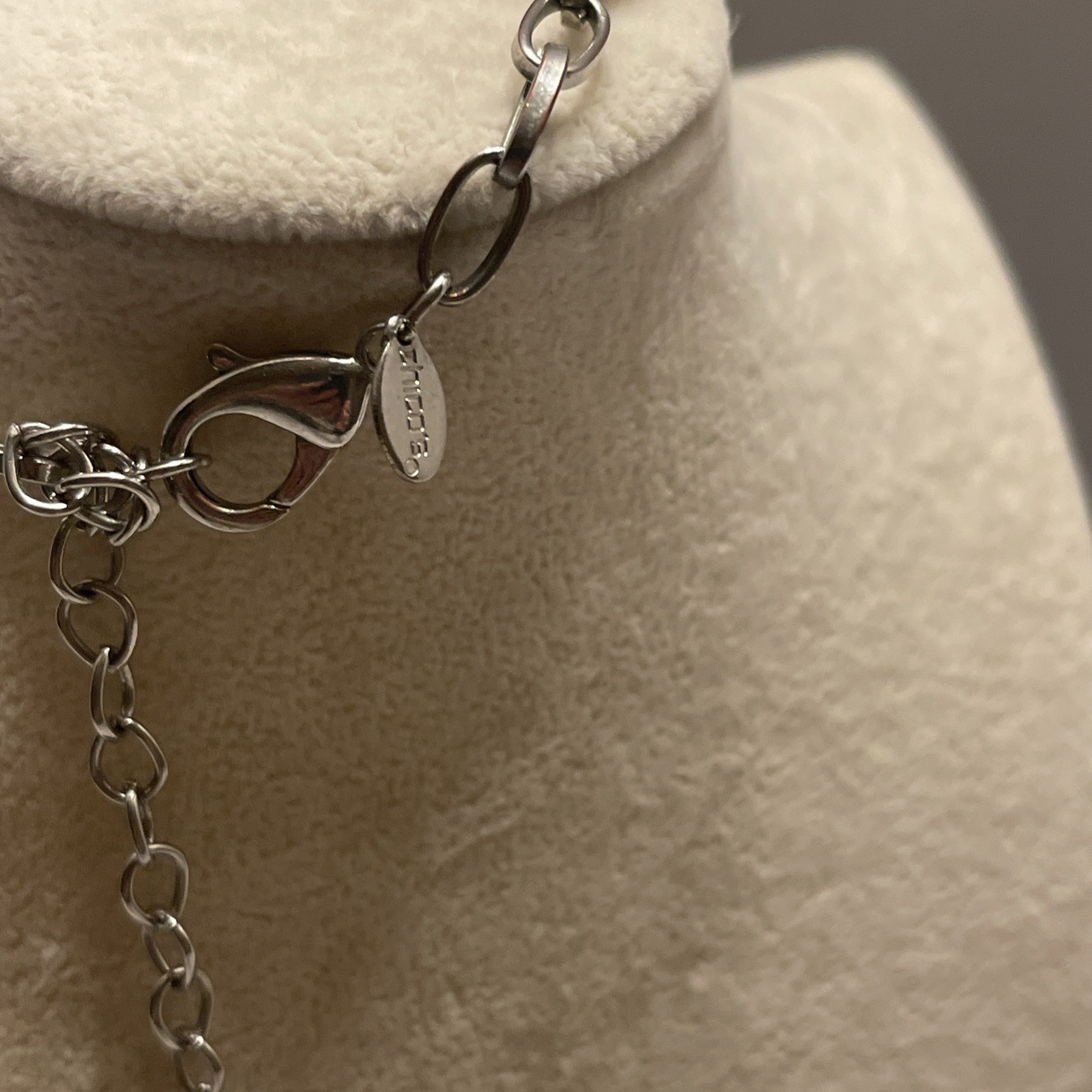 Chico's Statement Necklace Adjustable Silver Tone… - image 6