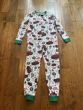 Buc-ee's Youth Christmas One Piece Pajamas Size YXL Car Beaver