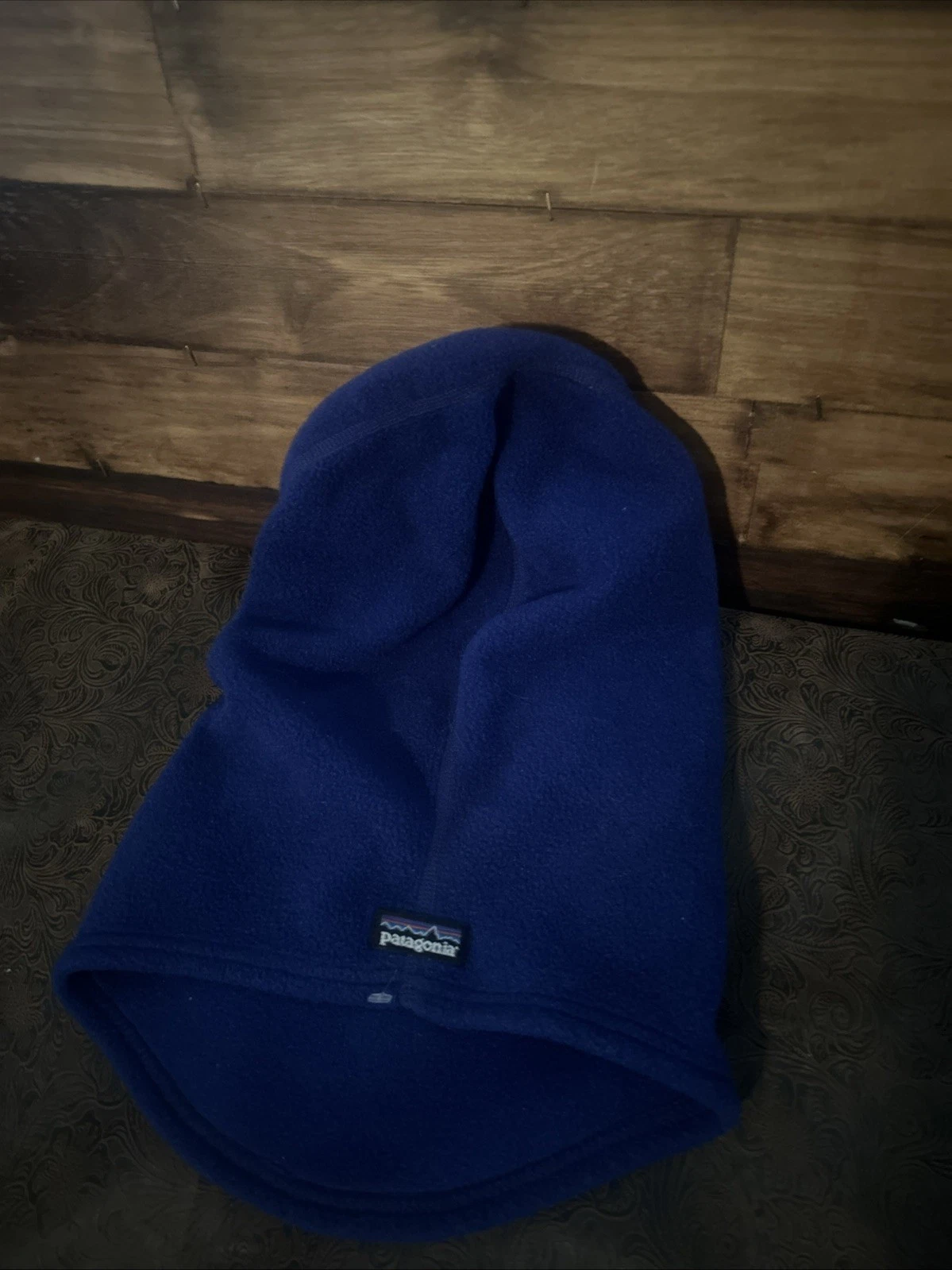 Vintage Patagonia Balaclava Ski Mask Hat Blue Made In USA