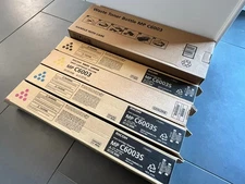 Ricoh Savin Lanier MP C6003 Toner Cartridges And Waste toner bottle