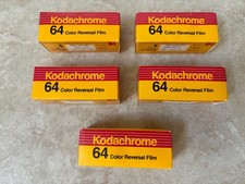 Kodak Kodachrome 64 Professional Color Reversal Film PKR 120 Exp 5/88   5 Boxes