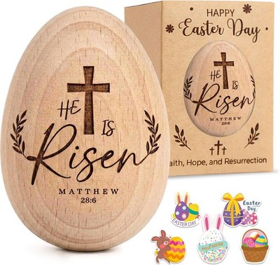 Easter Eggs, He is Risen Easter Decor, for lawn and home