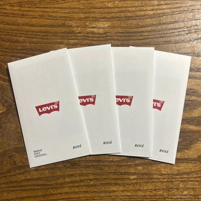 リーバイス®×rosé キャンペーン トレカセット 未開封 Levi's ROSÉ Official Photocard 4-Card Set BLACKPINK ROSIE rose