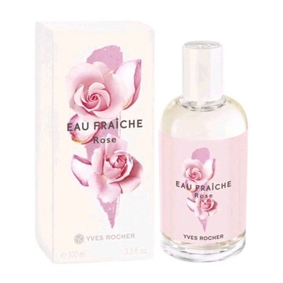 Yves Rocher Eau Fraiche Rose Eau de Toilette EDT, 100ml