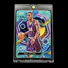 Rare Ray Allen Aqua Refractor Numbered #/149 - 2023-24 Topps Chrome Cosmic #73